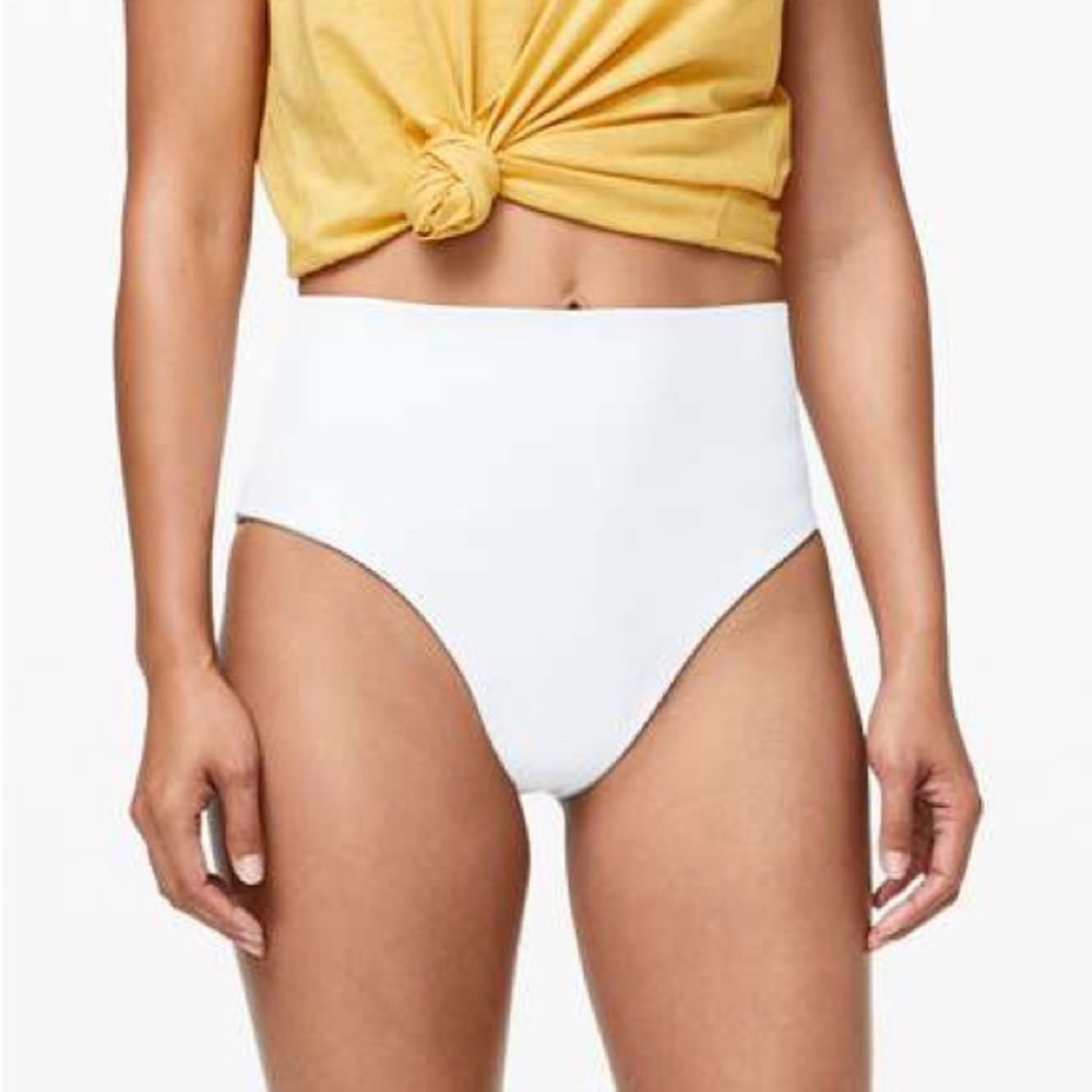 EUC Lululemon Clear Waters High-Waisted Skimpy Bikini Bottom - 6